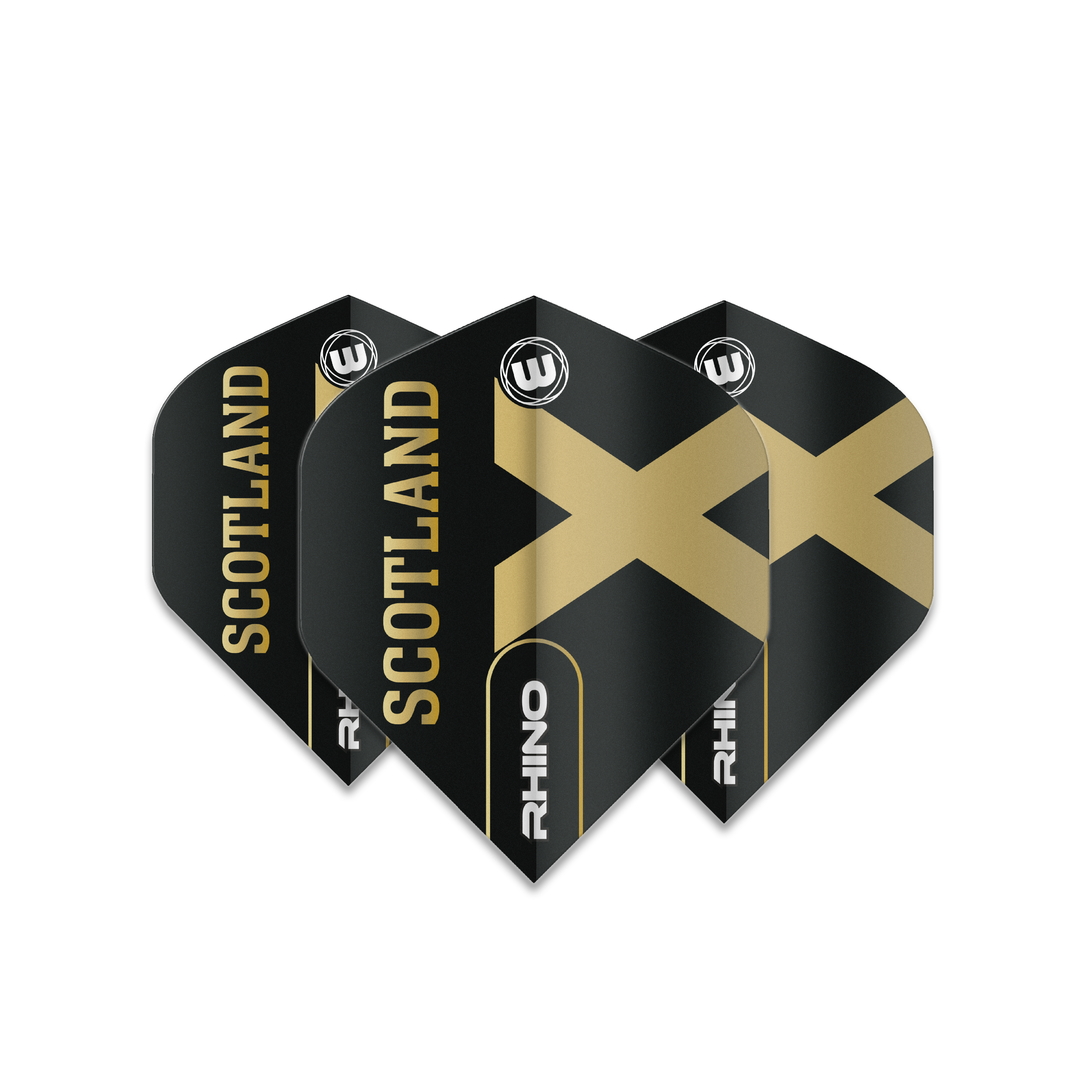 Click here to learn more about the Winmau Rhino Extra Thick Standard Scotland Flag Black & Gold Flights.
